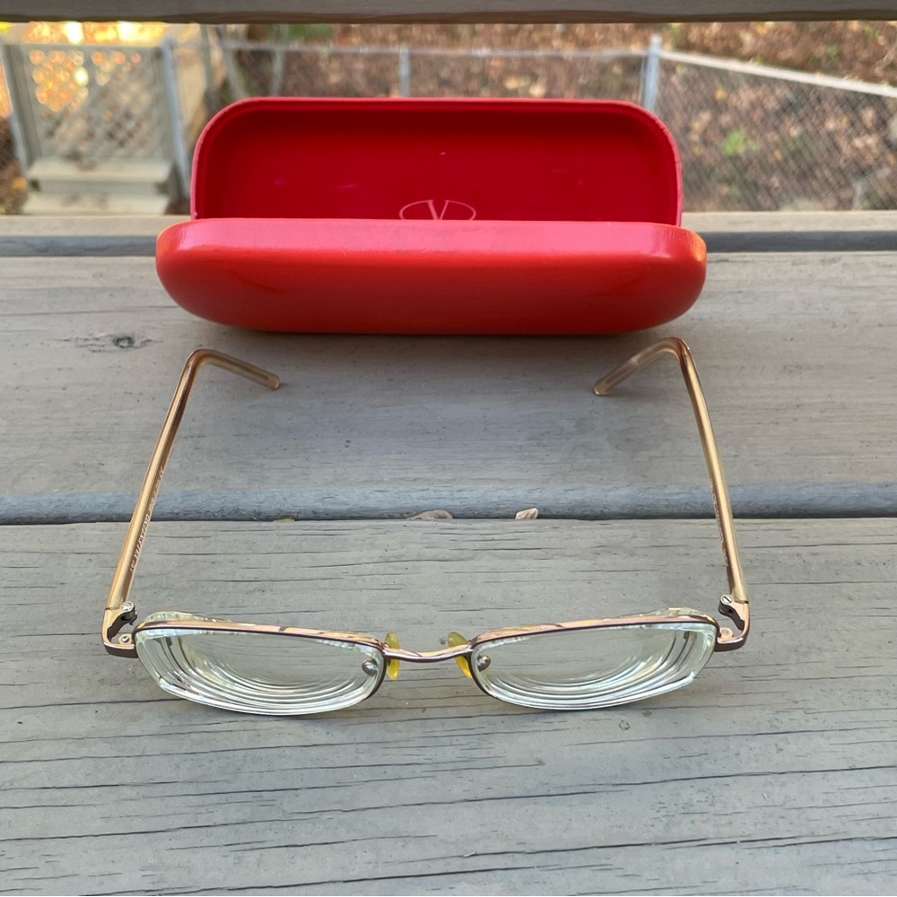 Valentino 5503 STR ONDY Golden Eyeglasses Frames 53 17 130 - Picture 3 of 16